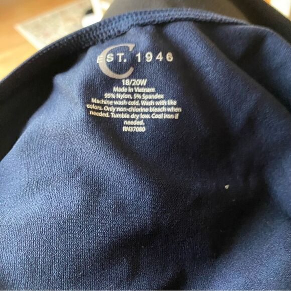 C Est 1946 Naby Blue Tank Top Sz 18/20 - Picture 2 of 2